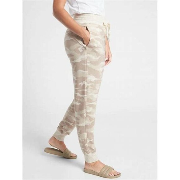 Athleta Balance Printed Jogger size S Oatmeal Heather - Picture 3 of 5